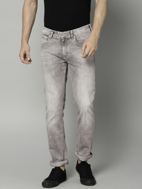 

French Connection Men Grey Slim Fit Mid-Rise Clean Look Stretchable Jeans