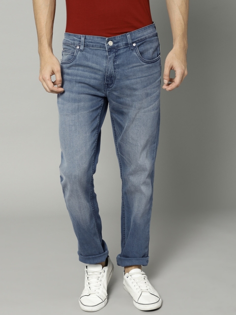 

French Connection Men Blue Slim Fit Mid-Rise Clean Look Stretchable Jeans