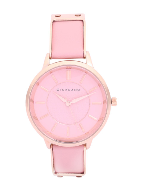 

GIORDANO Women Pink Analogue Watch F2105-01