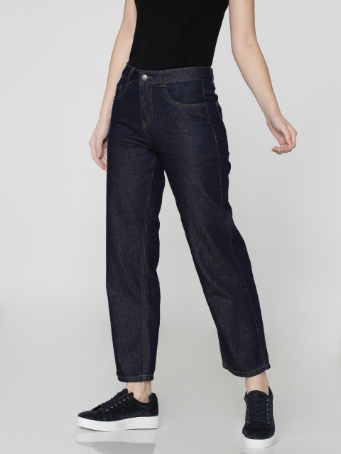 

ONLY Women Blue Regular Fit Mid-Rise Clean Look Jeans