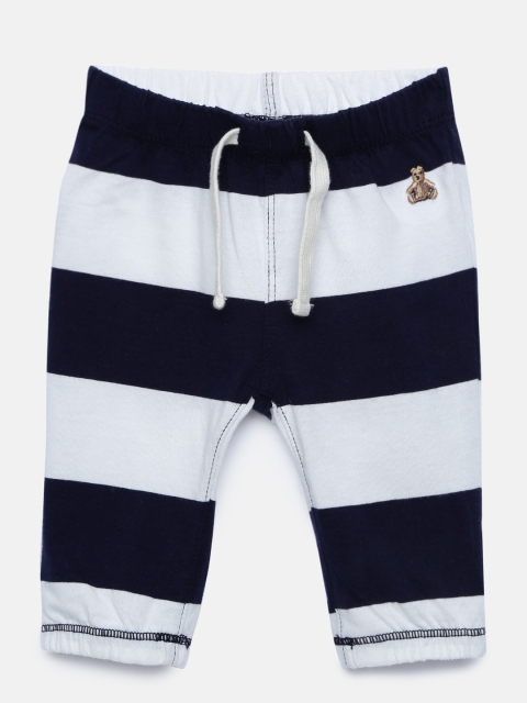

GAP Baby Boys' Navy Blue & White Stripe Pull-On Pants