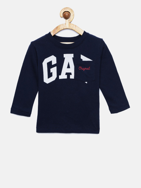

GAP Boys' Navy Blue Logo Remix T-shirt