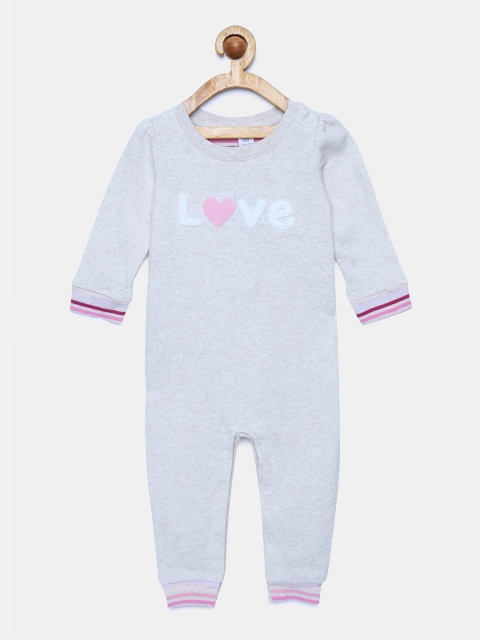 

GAP Baby Girls' Off-White Love Stripe One-Piece Romper