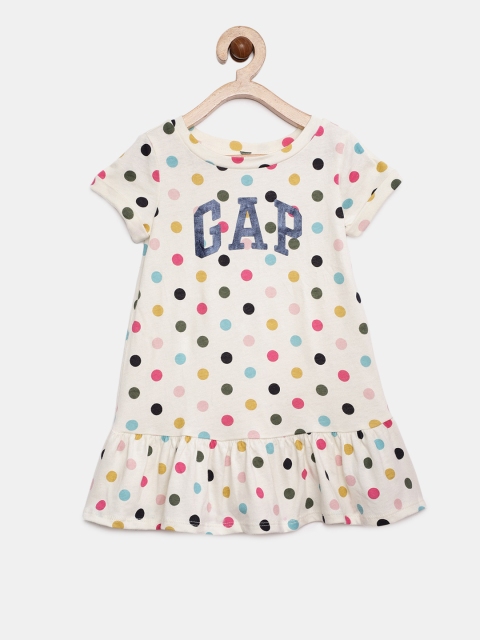 

GAP Baby Girls' Knit Dress, Off white