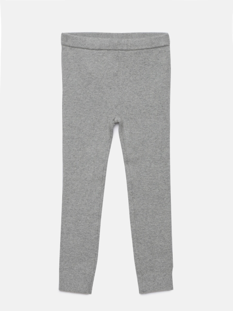 

GAP Baby Girls' Sweater Leggings, Grey melange