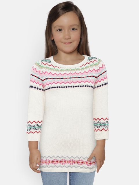 

GAP Baby Girls' Multi-Coloured Fair Isle Sweater Dress