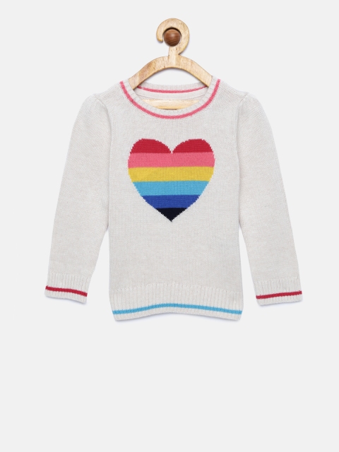 

GAP Baby Girls' White Pullover Sweater