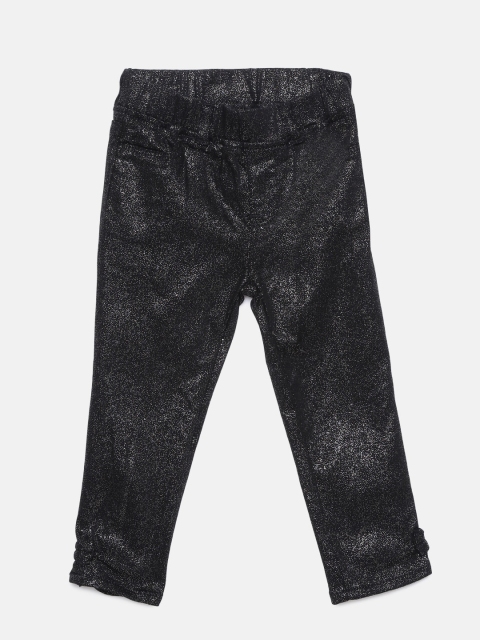 

GAP Baby Girls' Superdenim Glitter Bow Jeggings with Fantastiflex, Black