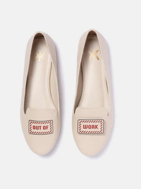 

Kook N Keech Women Beige Printed Ballerinas