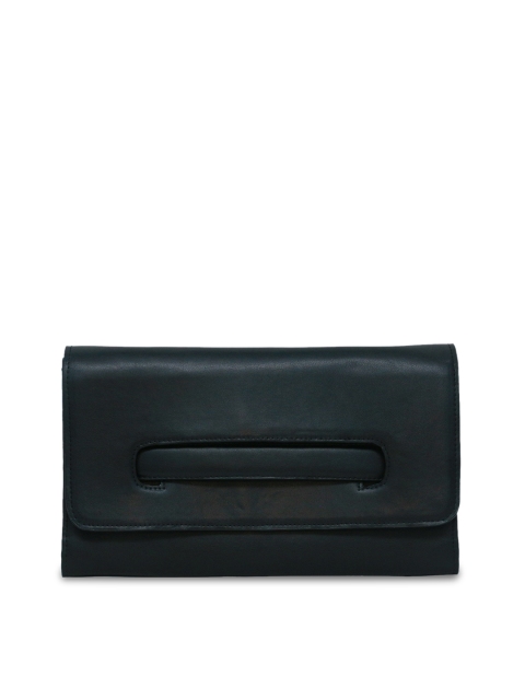 

Diwaah Teal Green Solid Clutch