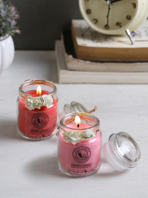 

Resonance Set of 2 Red & Pink Aromatic Jar Candle