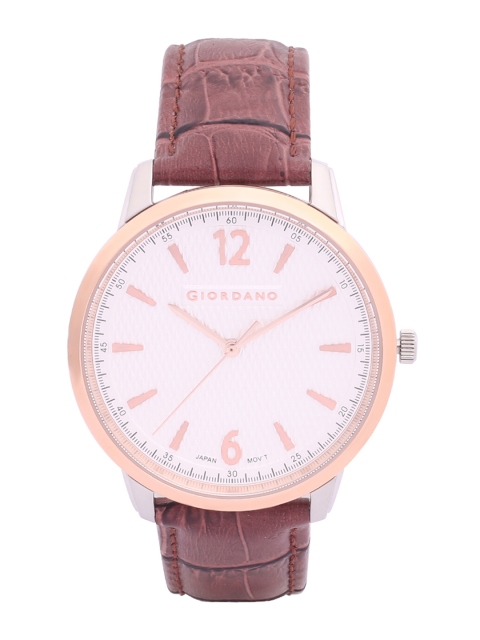 

GIORDANO Women Cream-Coloured Analogue Watch 1965-04