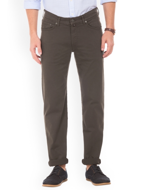 

GANT Men Brown Straight Fit Mid-Rise Clean Look Stretchable Jeans