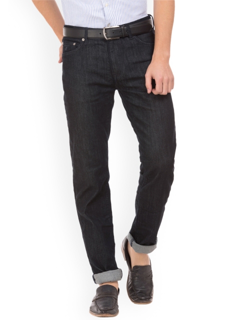 

GANT Men Blue Straight Fit Mid-Rise Clean Look Jeans