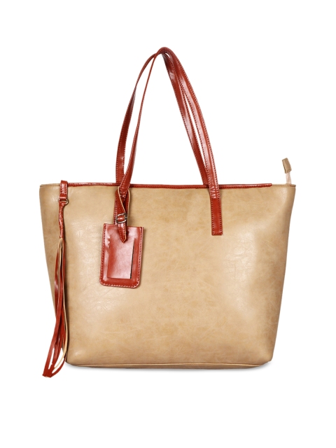 

Berrypeckers Beige Solid Shoulder Bag