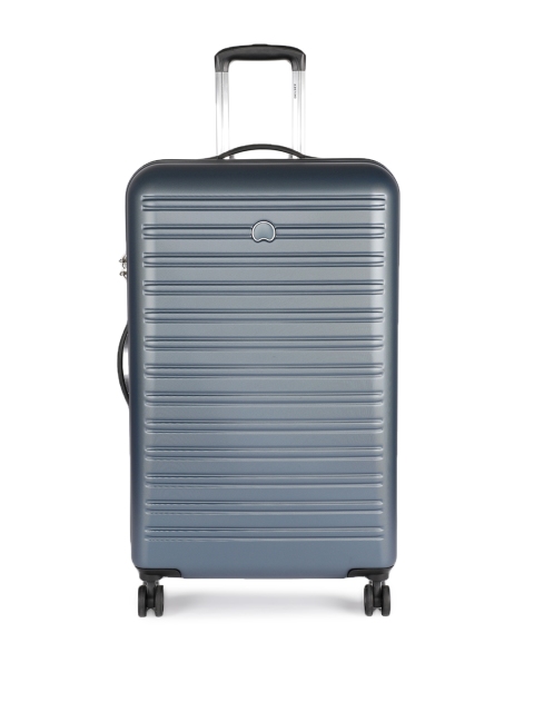 

DELSEY Unisex Segur Blue Hard Large Trolley Suitcase