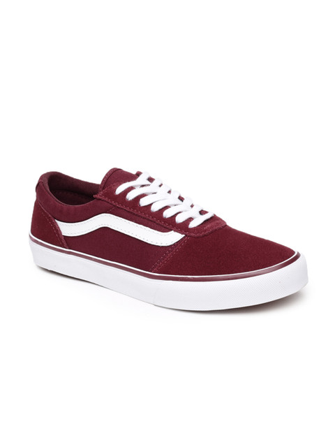 

Vans Women Maroon Suede Sneakers