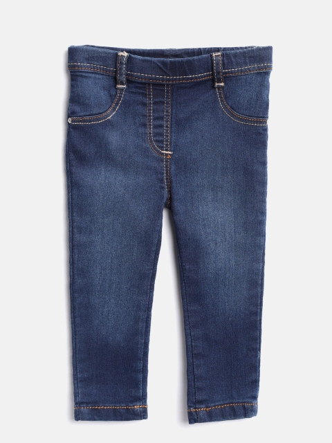 

Losan Girls Navy Blue Washed Jeggings