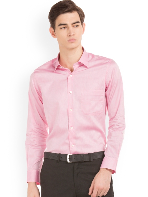 

Arrow Men Pink Regular Fit Solid Formal Shirt