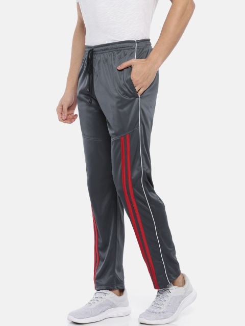 

American Crew Men Grey Solid Track Pants