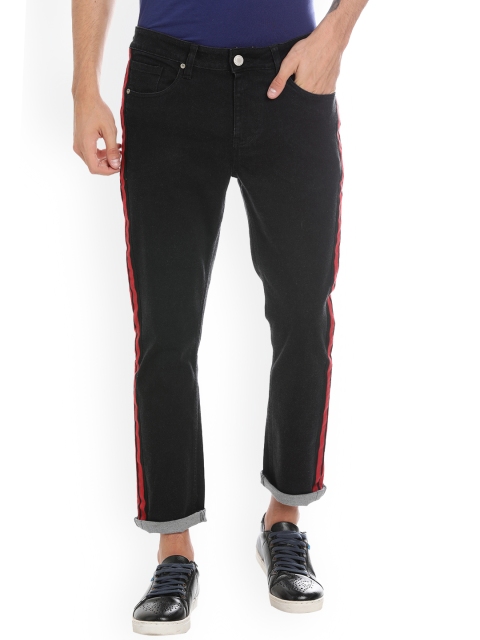 

Blue Saint Men Black Slim Fit Mid-Rise Clean Look Stretchable Jeans
