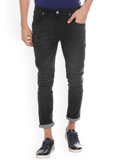 

Blue Saint Men Black Skinny Fit Mid-Rise Clean Look Stretchable Jeans