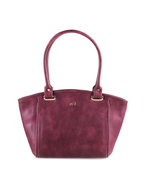 

Metro Burgundy Textured Shoulder Bag