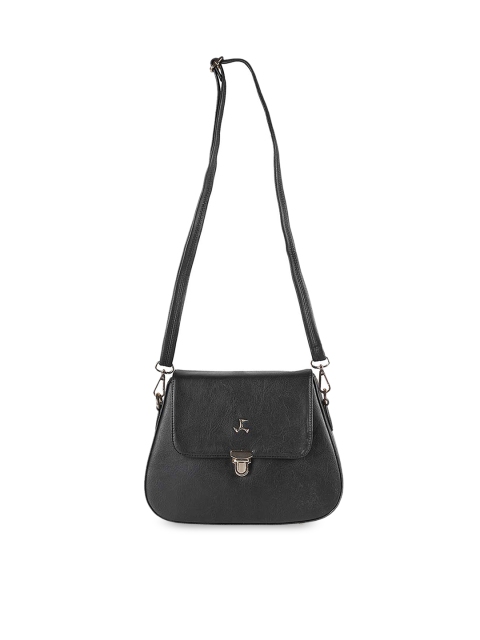 

Mochi Black Solid Sling Bag