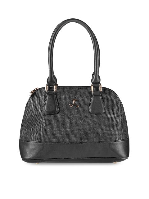 

Mochi Black Solid Shoulder Bag