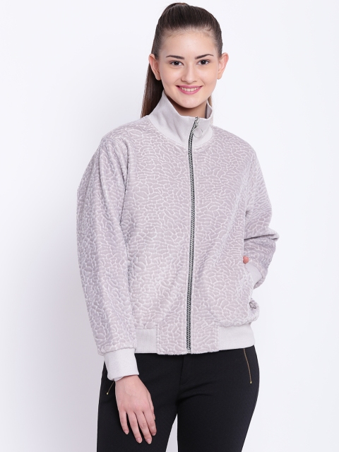 

Texco Women Grey Solid Insulator Bomber