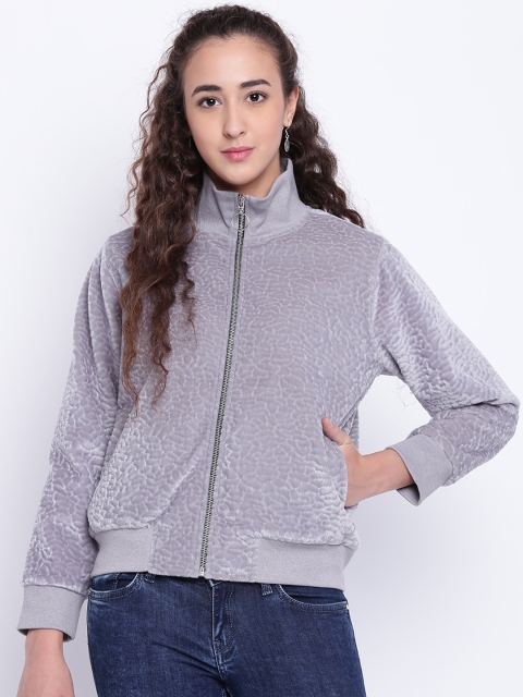 

Texco Women Grey Solid Insulator Bomber