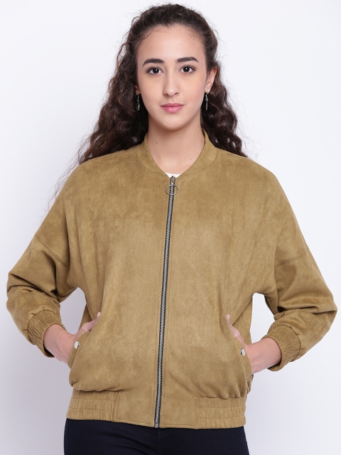 

Texco Women Tan Solid Insulator Bomber