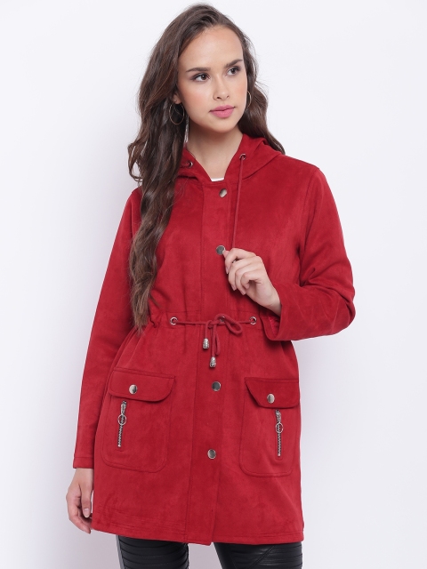 

Texco Women Coral Solid Insulator Parka
