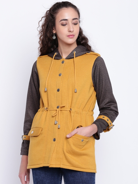 

Texco Women Mustard Solid Insulator Parka