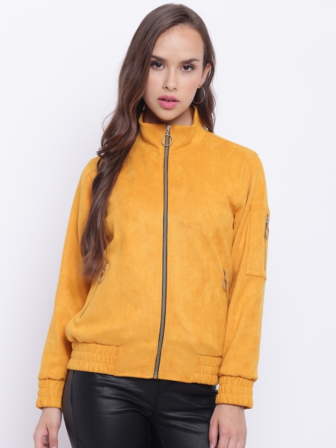 

Texco Women Yellow Solid Insulator Bomber