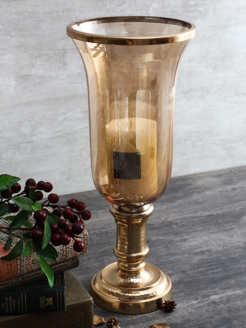 

Pure Home and Living Gold-Toned Vintage Candle Holder