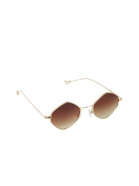 

VAST Unisex Oval Sunglasses, Gold