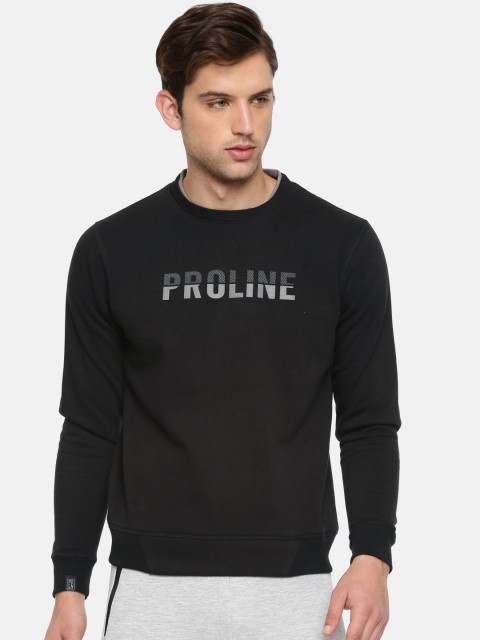 

Proline Active Men Black Printed Sweatshirt