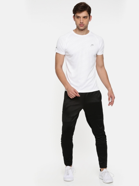 

Proline Active Men White Self Design Round Neck T-shirt