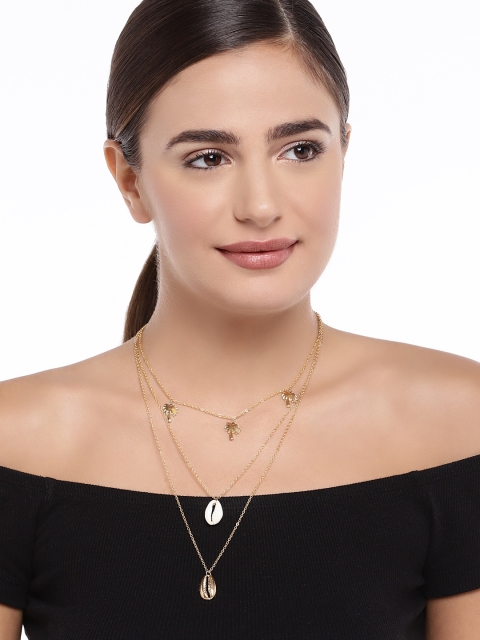 

OOMPH Gold-Toned Alloy Layered Necklace