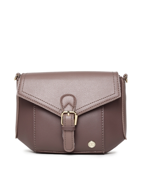 

E2O Mauve Solid Sling Bag