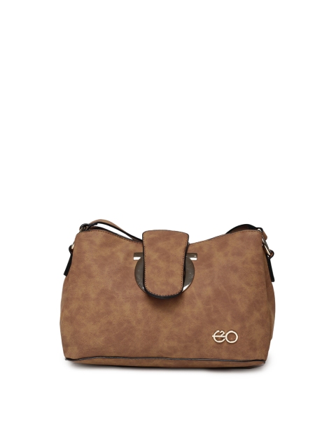 

E2O Brown Solid Sling Bag