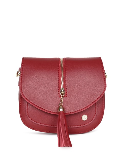 

E2O Red Solid Sling Bag