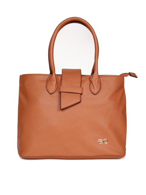 

E2O Rust Brown Solid Handheld Bag