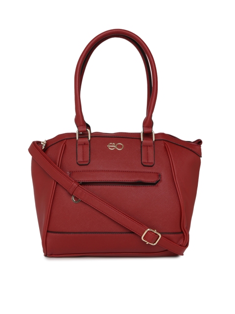 

E2O Maroon Solid Shoulder Bag