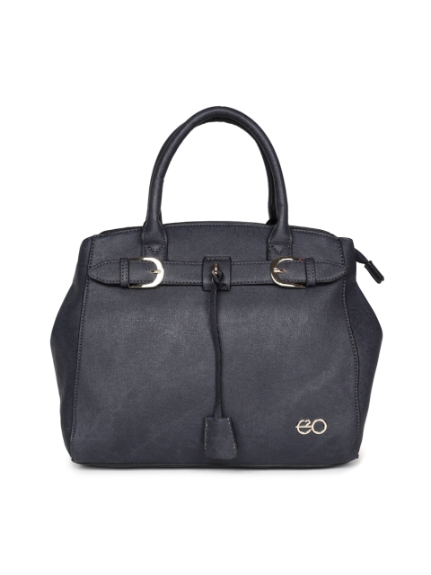 

E2O Navy Blue Solid Handheld Bag