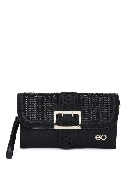 

E2O Black Solid Clutch