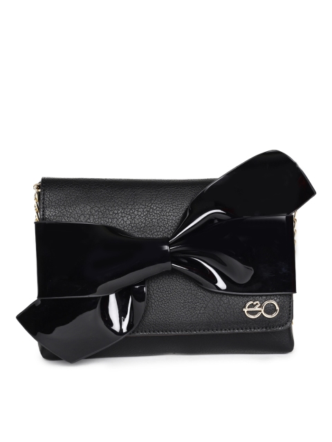 

E2O Black Solid Sling Bag