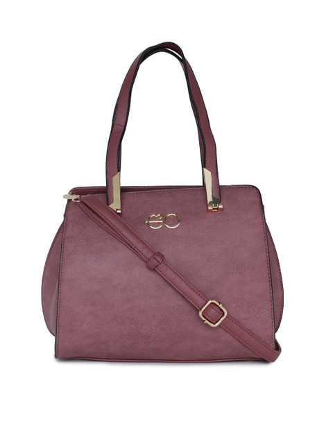 

E2O Pink Solid Shoulder Bag
