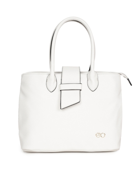 

E2O White Solid Handheld Bag